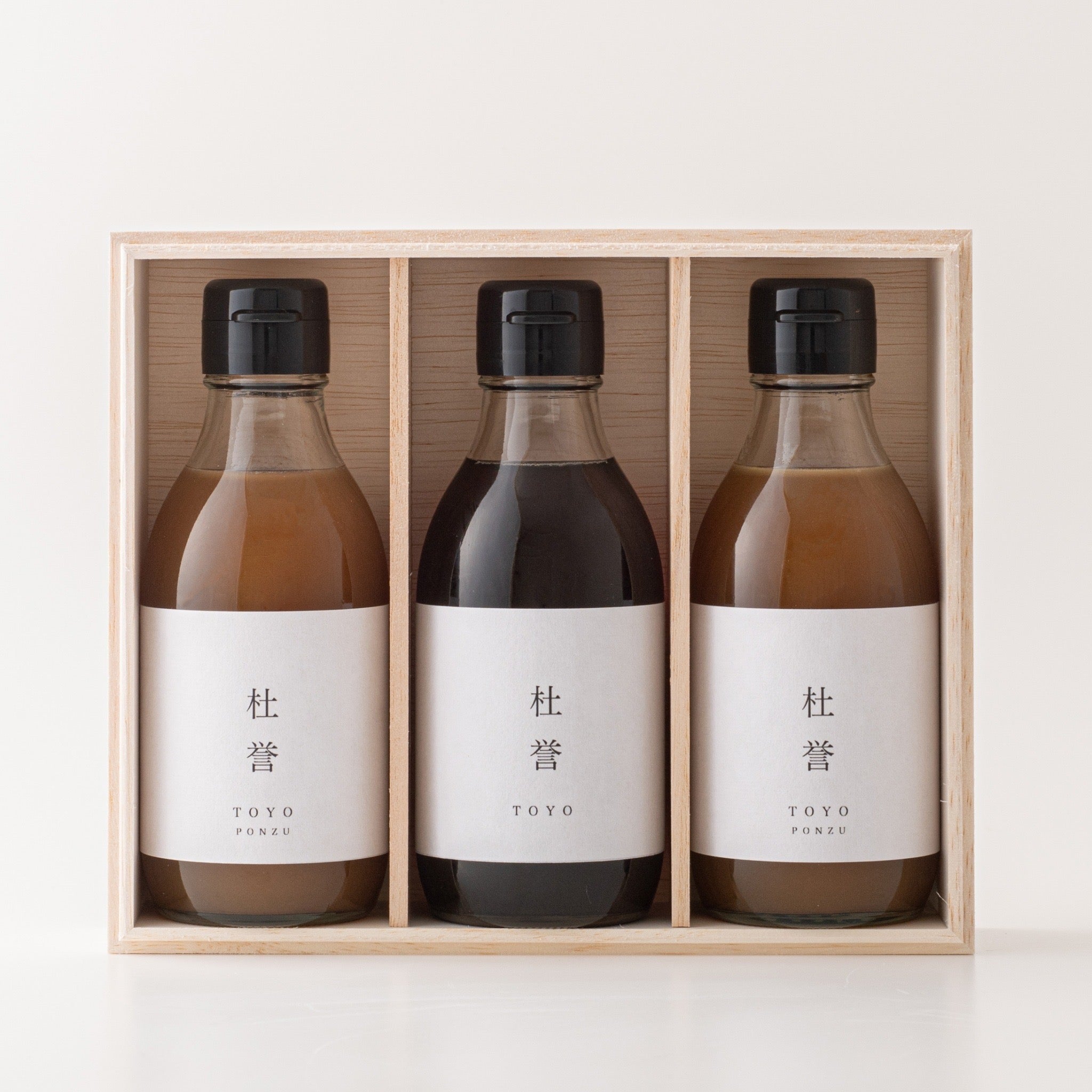木箱入り三本ギフトセット